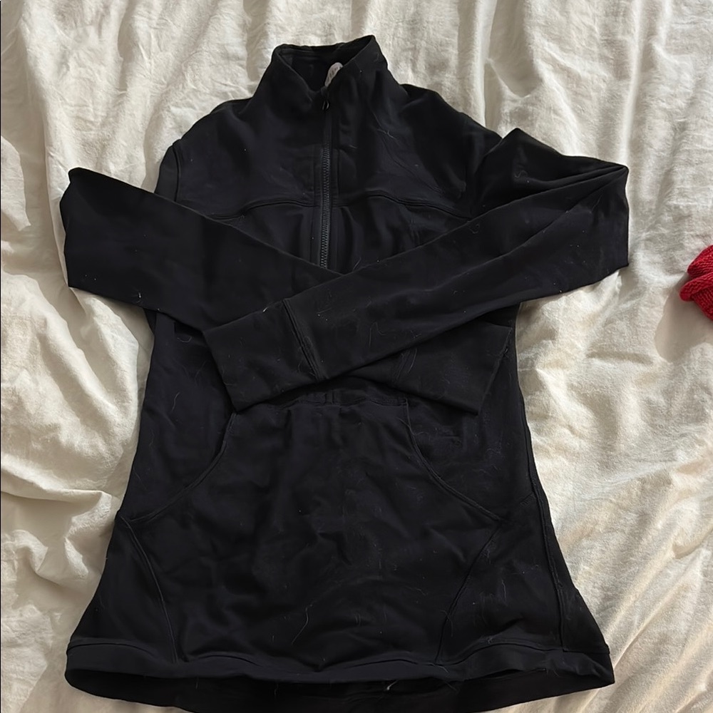 Lululemon Athletica Black Zip-Up Jacket